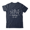 Promoted To Mommy 2025 Pregnancy Announcement Floral Shirt & Tank Top | siriusteestore