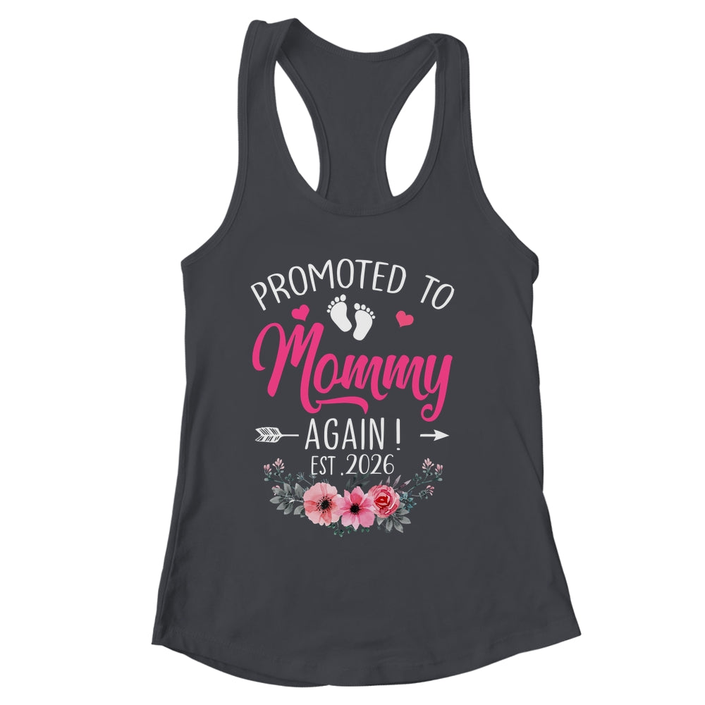 Promoted To Mommy Again Est 2026 Mothers Day Shirt & Tank Top | siriusteestore