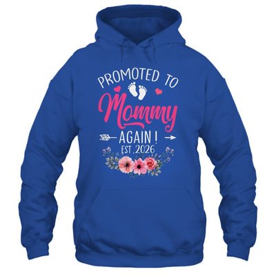 Promoted To Mommy Again Est 2026 Mothers Day Shirt & Tank Top | siriusteestore