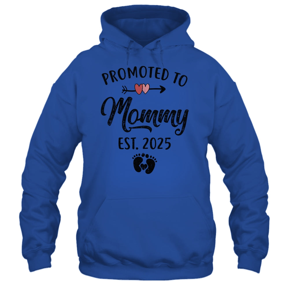 Promoted To Mommy Est 2025 First Time Mothers Day Shirt & Tank Top | siriusteestore