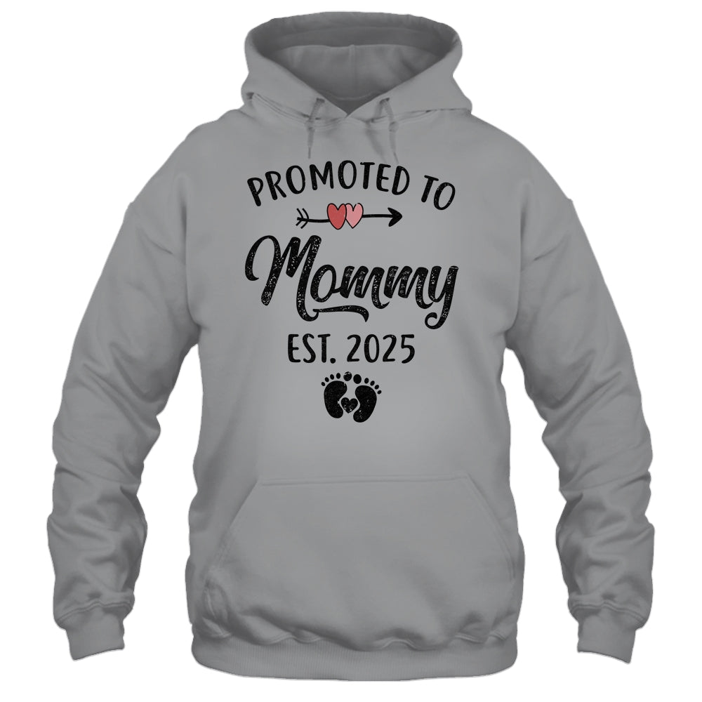 Promoted To Mommy Est 2025 First Time Mothers Day Shirt & Tank Top | siriusteestore