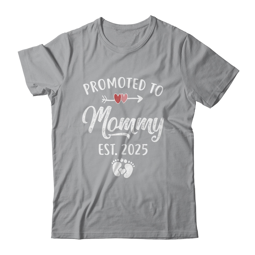 Promoted To Mommy Est 2025 Funny First Time Mothers Day Shirt & Tank Top | siriusteestore