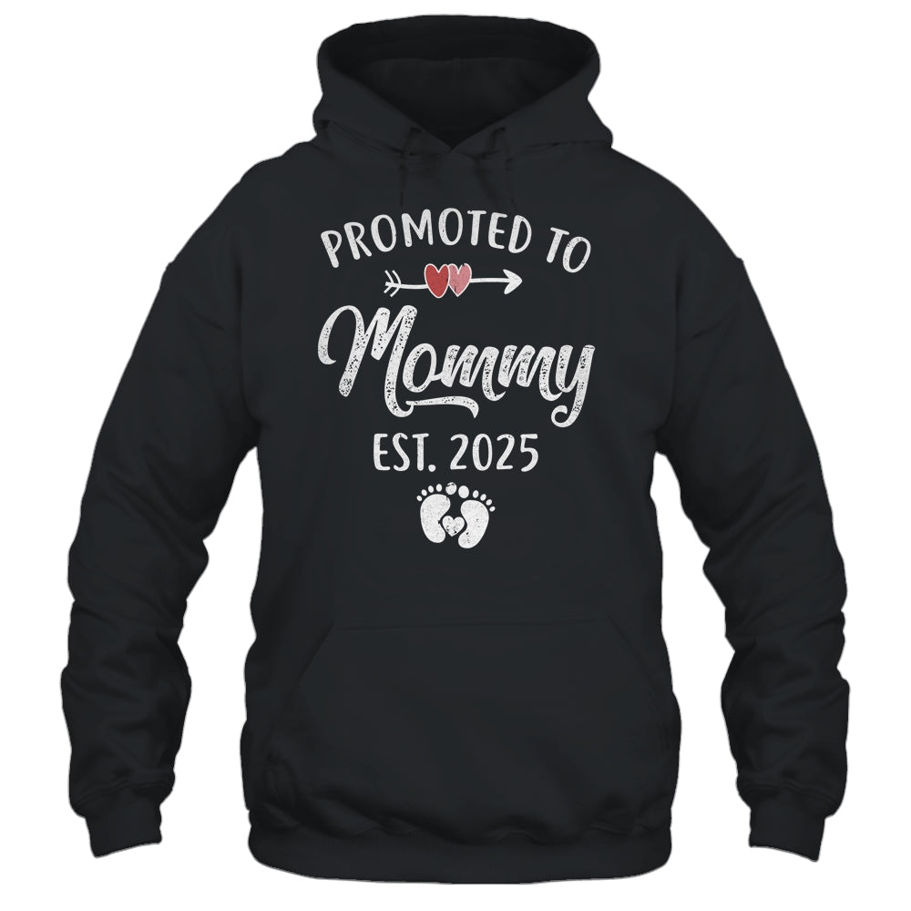 Promoted To Mommy Est 2025 Funny First Time Mothers Day Shirt & Tank Top | siriusteestore
