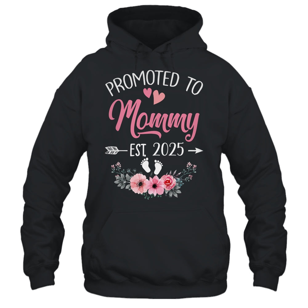 Promoted To Mommy Est 2025 Mothers Day First Time Shirt & Tank Top | siriusteestore