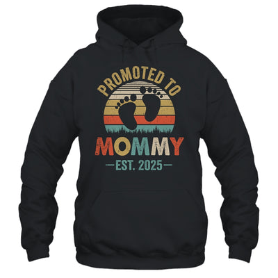 Promoted To Mommy Est 2025 Mothers Day Vintage Shirt & Tank Top | siriusteestore