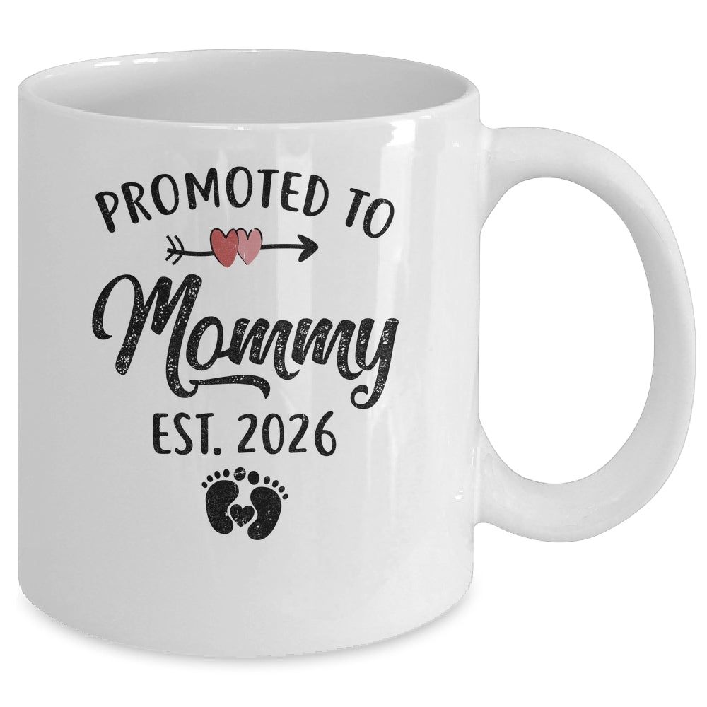 Promoted To Mommy Est 2026 First Time Mothers Day Mug | siriusteestore