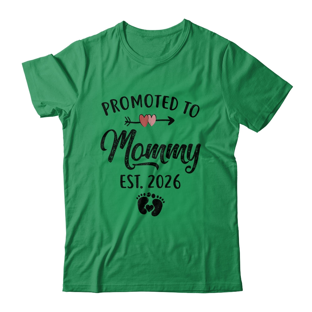 Promoted To Mommy Est 2026 First Time Mothers Day Shirt & Hoodie | siriusteestore