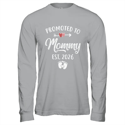 Promoted To Mommy Est 2026 Funny First Time Mothers Day Shirt & Hoodie | siriusteestore