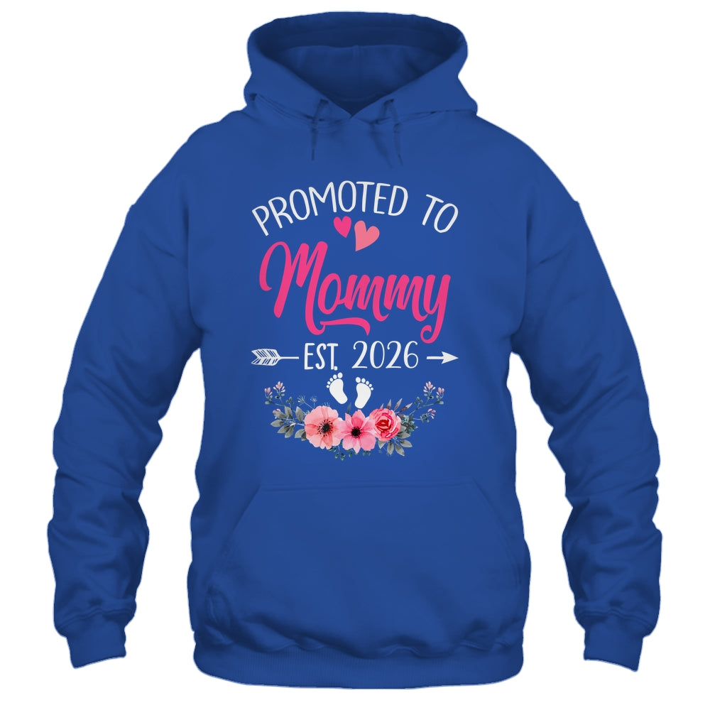 Promoted To Mommy Est 2026 Mothers Day First Time Shirt & Tank Top | siriusteestore