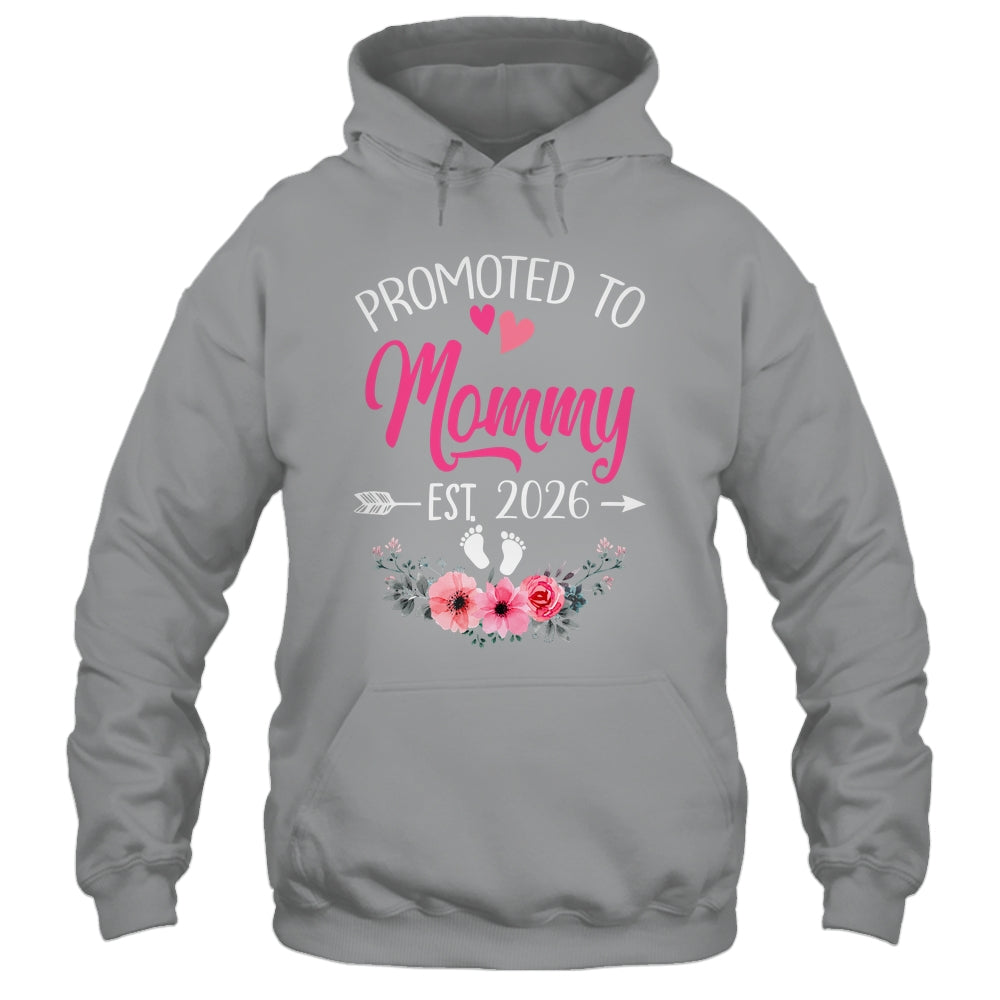 Promoted To Mommy Est 2026 Mothers Day First Time Shirt & Tank Top | siriusteestore