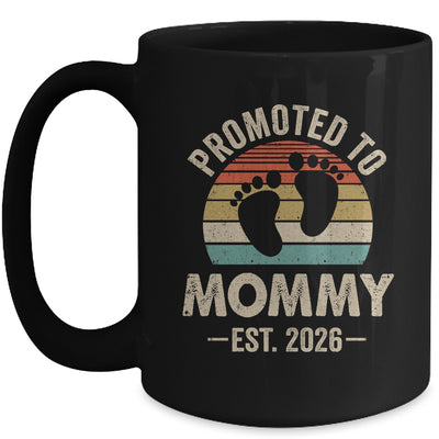 Promoted To Mommy Est 2026 Mothers Day Vintage Mug | siriusteestore