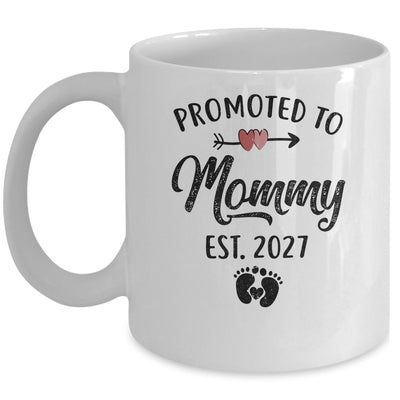 Promoted To Mommy Est 2027 First Time Mothers Day Mug | siriusteestore