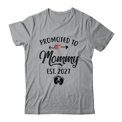 Promoted To Mommy Est 2027 First Time Mothers Day Shirt & Hoodie | siriusteestore