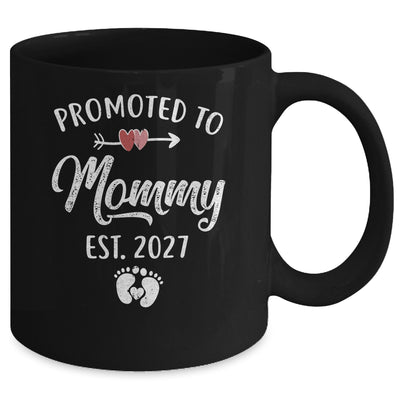 Promoted To Mommy Est 2027 Funny First Time Mothers Day Mug | siriusteestore