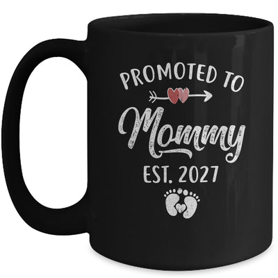 Promoted To Mommy Est 2027 Funny First Time Mothers Day Mug | siriusteestore