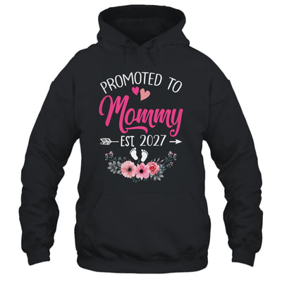 Promoted To Mommy Est 2027 Mothers Day First Time Shirt & Tank Top | siriusteestore
