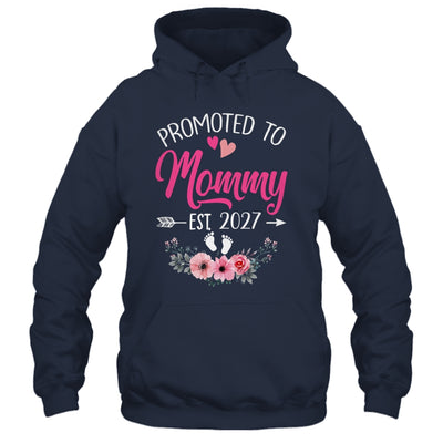 Promoted To Mommy Est 2027 Mothers Day First Time Shirt & Tank Top | siriusteestore
