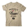 Promoted To Nana Est 2025 First Time Mothers Day Shirt & Tank Top | siriusteestore