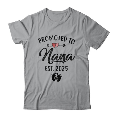 Promoted To Nana Est 2025 First Time Mothers Day Shirt & Tank Top | siriusteestore