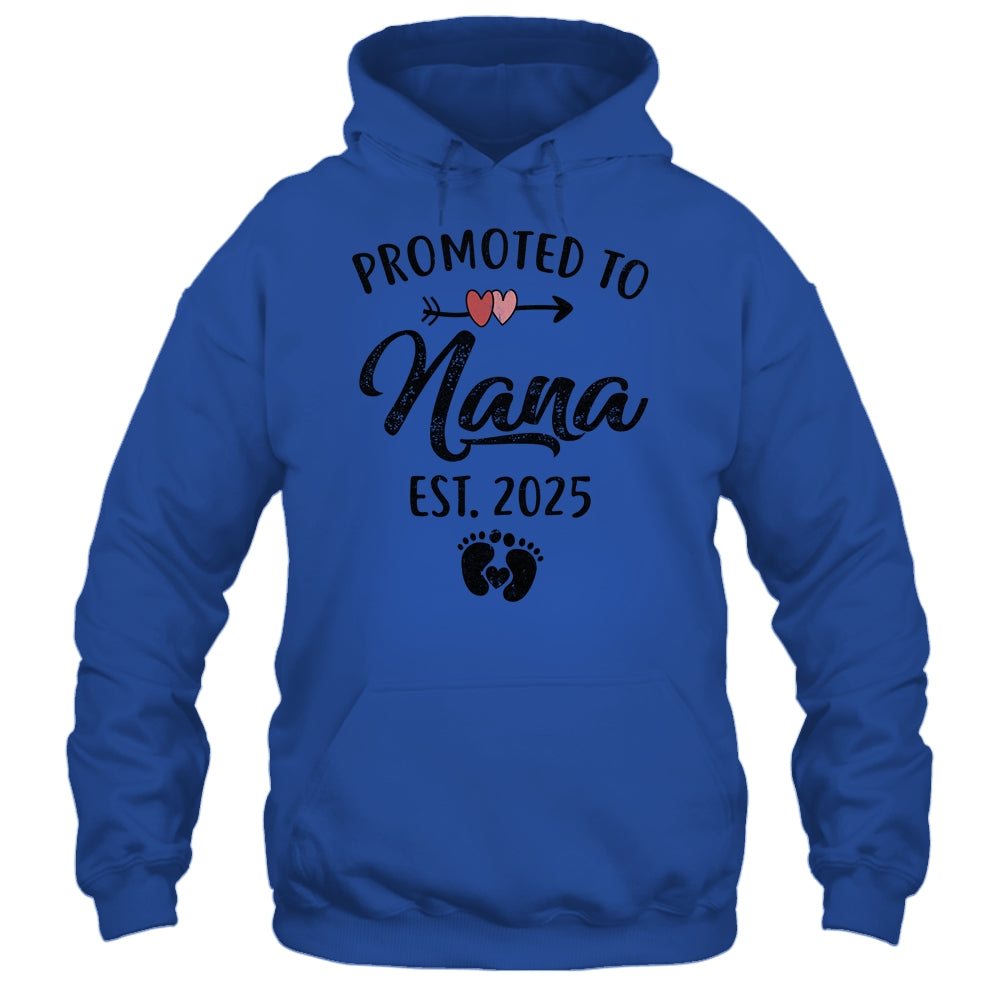 Promoted To Nana Est 2025 First Time Mothers Day Shirt & Tank Top | siriusteestore