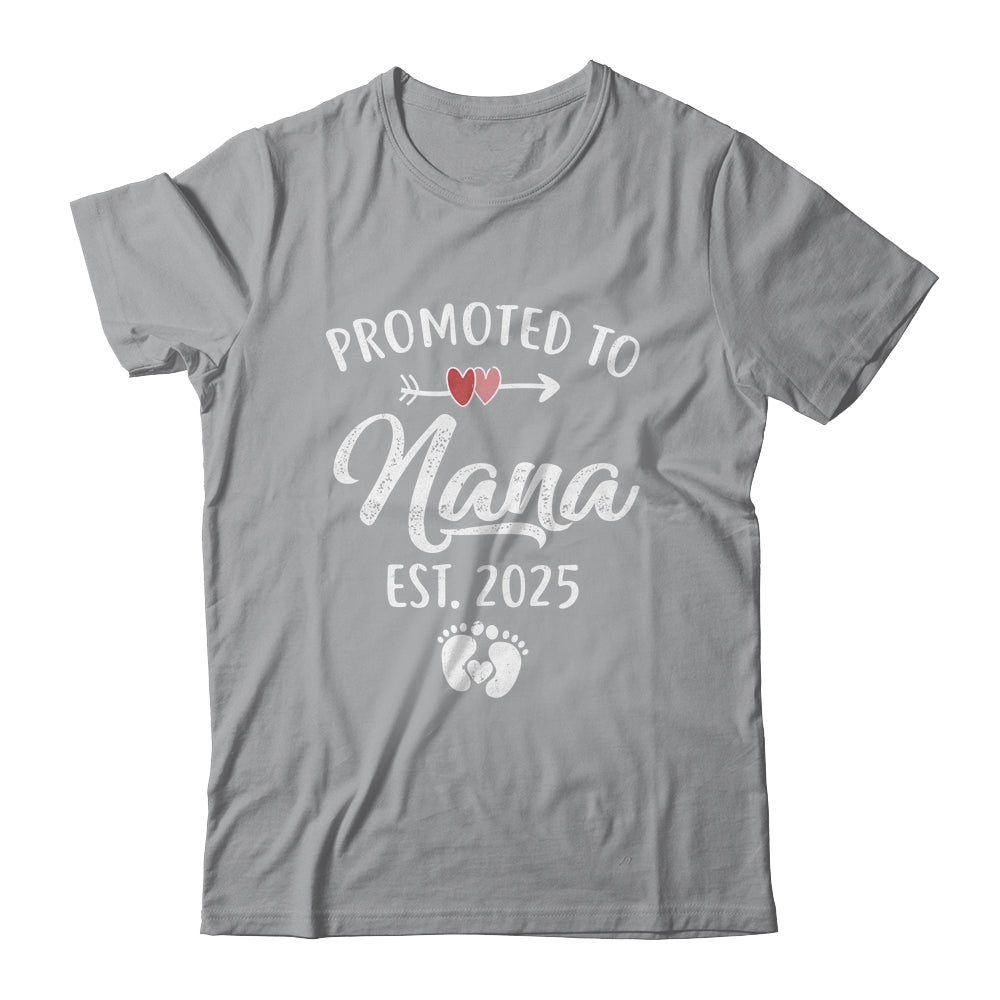 Promoted To Nana Est 2025 Funny First Time Mothers Day Shirt & Tank Top | siriusteestore