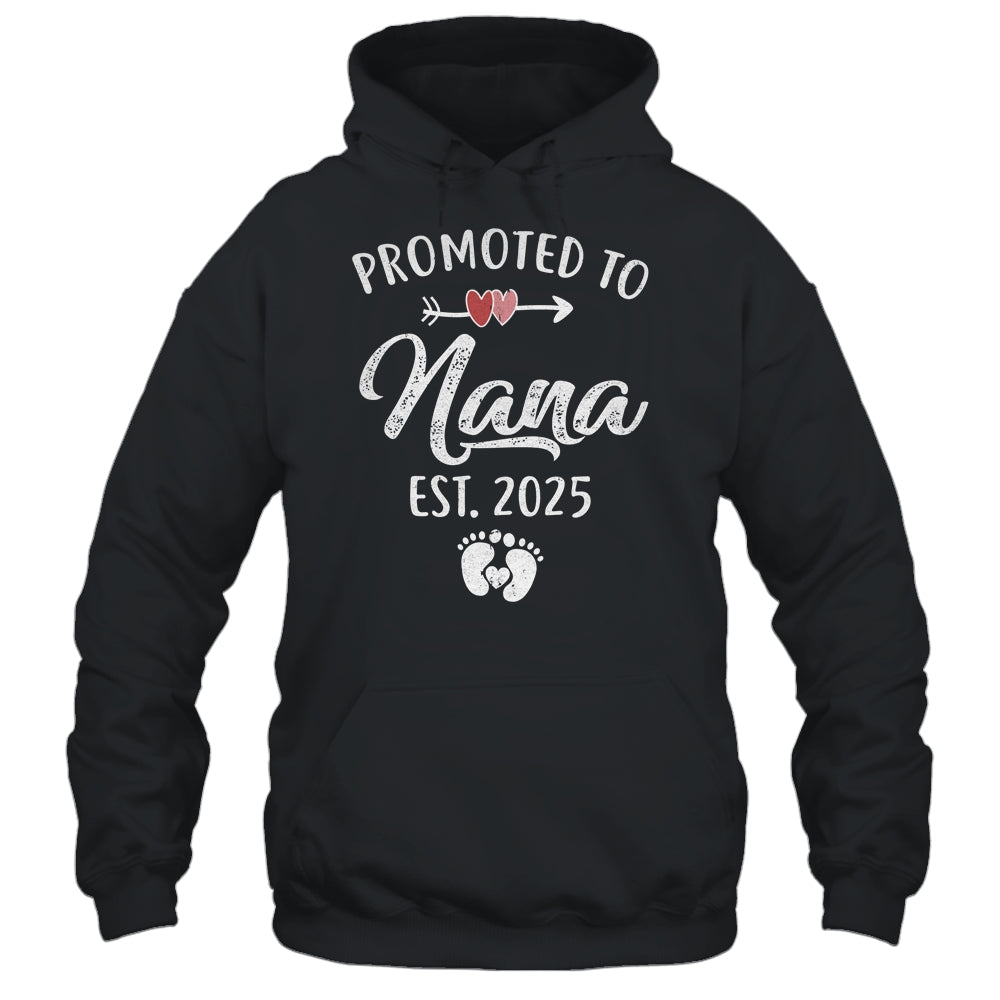 Promoted To Nana Est 2025 Funny First Time Mothers Day Shirt & Tank Top | siriusteestore