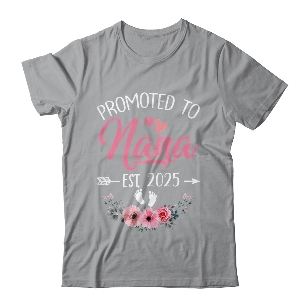 Promoted To Nana Est 2025 Mothers Day First Time Shirt & Tank Top | siriusteestore