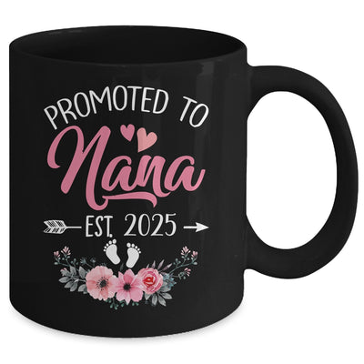Promoted To Nana Est 2025 Mothers Day First Time Mug | siriusteestore
