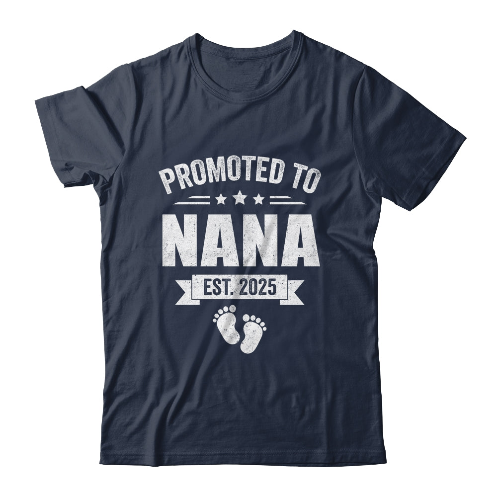 Promoted To Nana Est 2025 Mothers Day First Time New Nana Shirt & Tank Top | siriusteestore