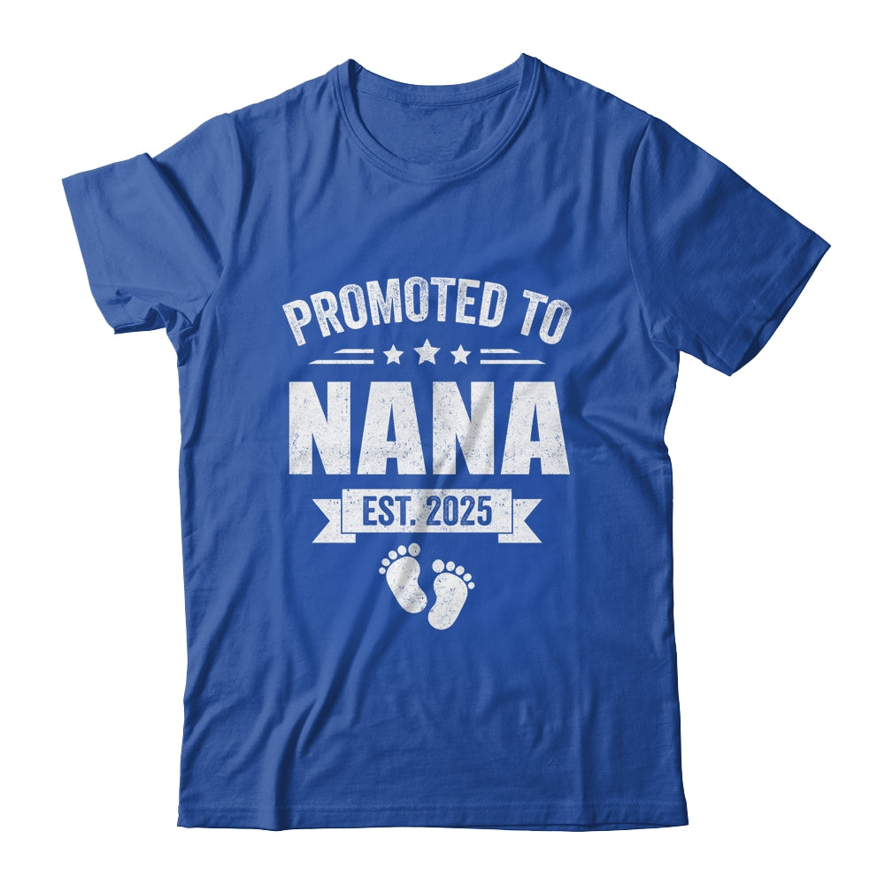 Promoted To Nana Est 2025 Mothers Day First Time New Nana Shirt & Tank Top | siriusteestore