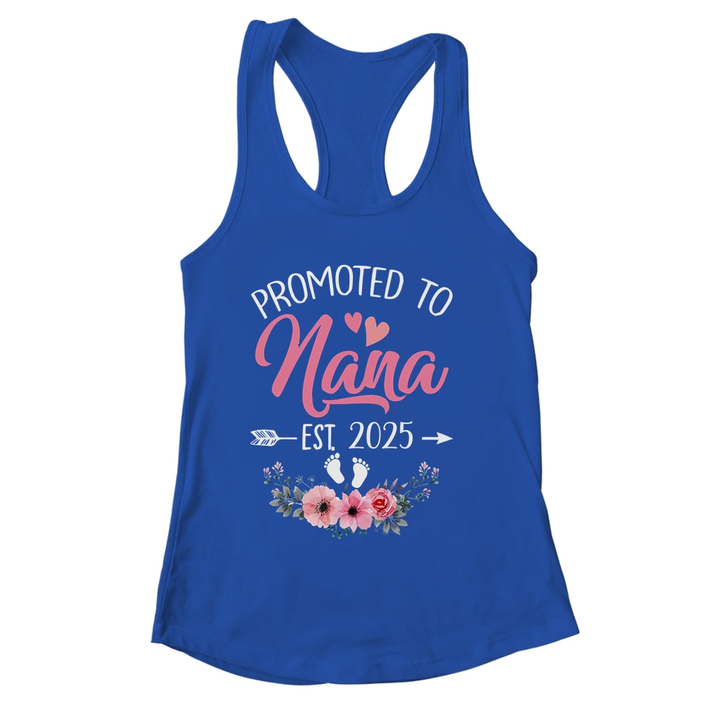 Promoted To Nana Est 2025 Mothers Day First Time Shirt & Tank Top | siriusteestore