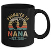 Promoted To Nana Est 2025 Mothers Day Vintage Mug | siriusteestore