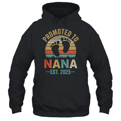 Promoted To Nana Est 2025 Mothers Day Vintage Shirt & Tank Top | siriusteestore
