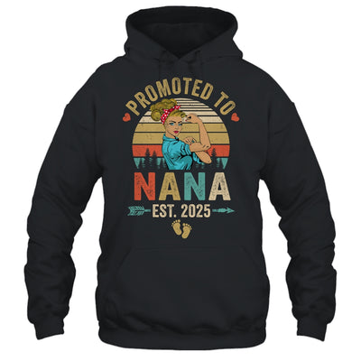 Promoted To Nana Est 2025 Retro First Time Nana Shirt & Tank Top | siriusteestore
