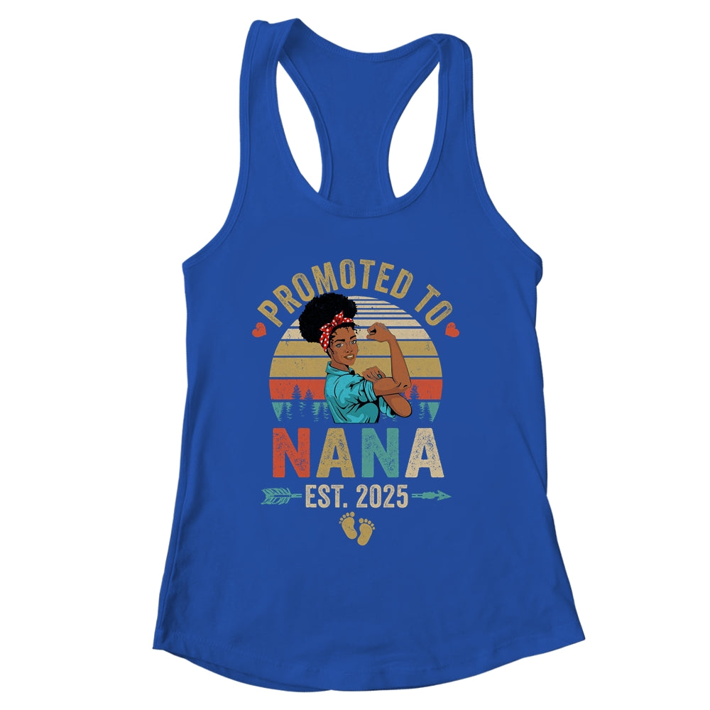 Promoted To Nana Est 2025 Vintage First Time Nana Shirt & Tank Top | siriusteestore