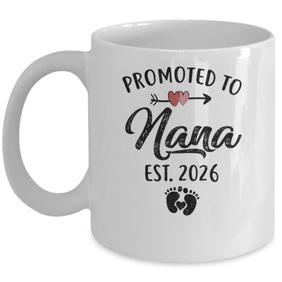 Promoted To Nana Est 2026 First Time Mothers Day Mug | siriusteestore
