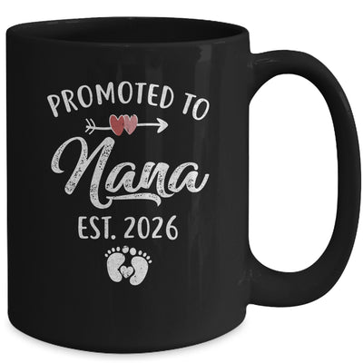 Promoted To Nana Est 2026 Funny First Time Mothers Day Mug | siriusteestore