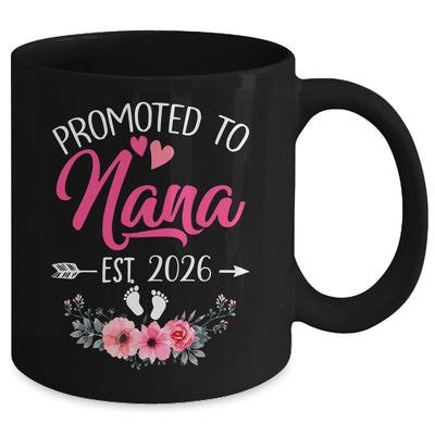 Promoted To Nana Est 2026 Mothers Day First Time Mug | siriusteestore