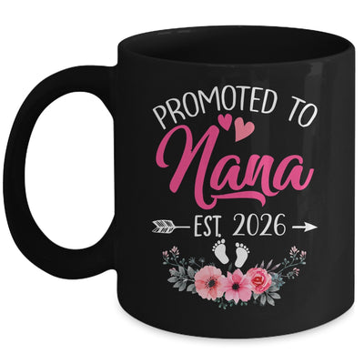Promoted To Nana Est 2026 Mothers Day First Time Mug | siriusteestore
