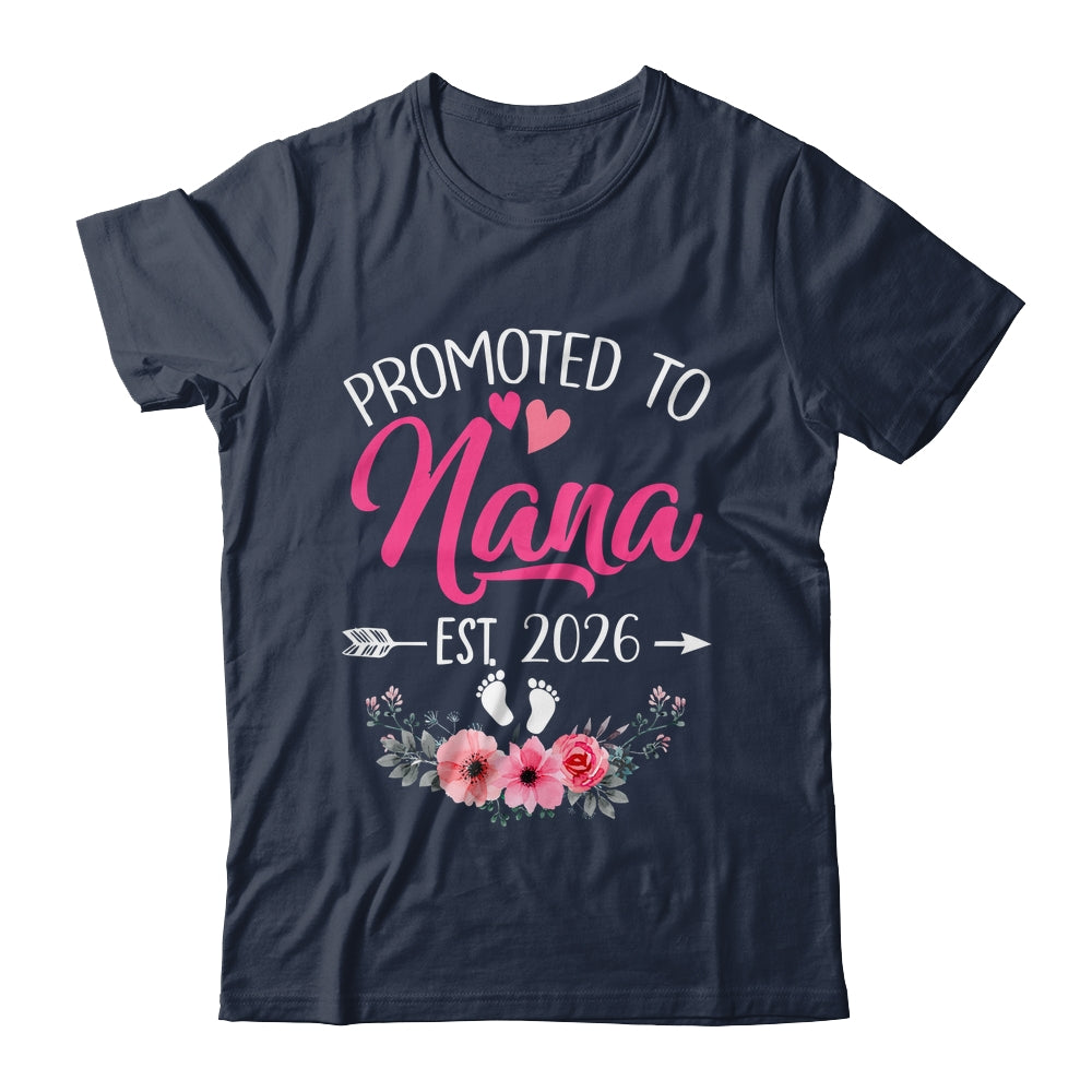 Promoted To Nana Est 2026 Mothers Day First Time Shirt & Tank Top | siriusteestore