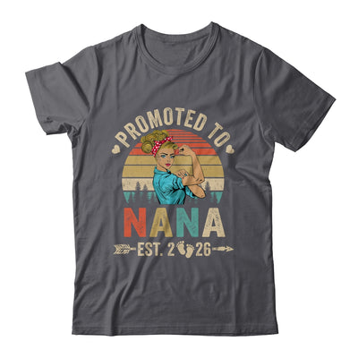 Promoted To Nana Est 2026 Retro First Time Nana Shirt & Tank Top | siriusteestore