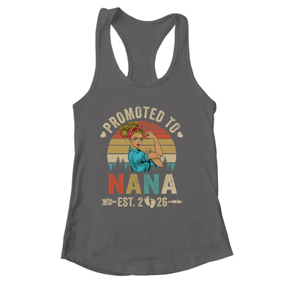 Promoted To Nana Est 2026 Retro First Time Nana Shirt & Tank Top | siriusteestore