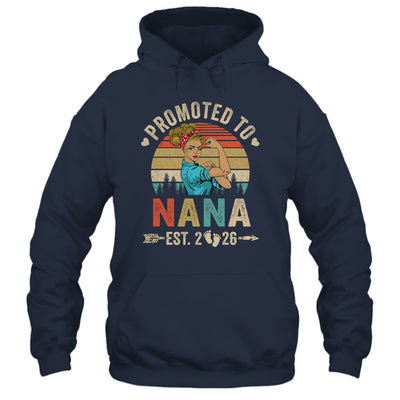 Promoted To Nana Est 2026 Retro First Time Nana Shirt & Tank Top | siriusteestore