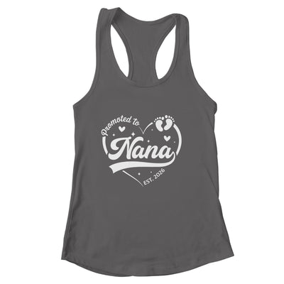 Promoted To Nana Est 2026 Soon To Be New Grandmom Heart Shirt & Tank Top | siriusteestore