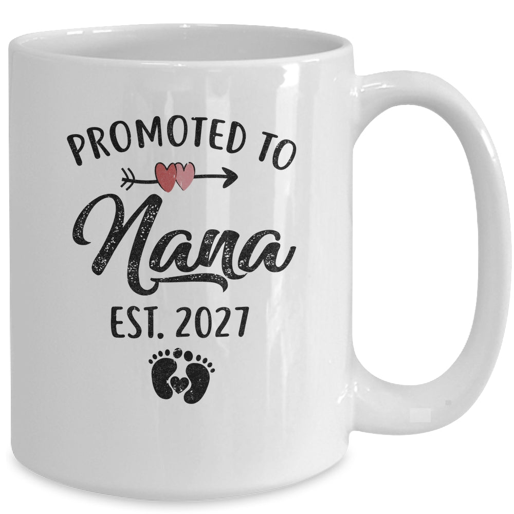 Promoted To Nana Est 2027 First Time Mothers Day Mug | siriusteestore
