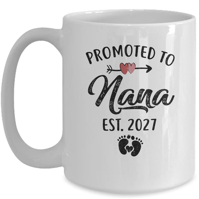 Promoted To Nana Est 2027 First Time Mothers Day Mug | siriusteestore