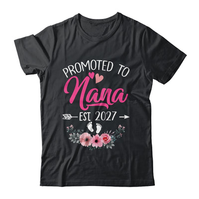 Promoted To Nana Est 2027 Mothers Day First Time Shirt & Tank Top | siriusteestore
