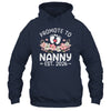 Promoted To Nanny 2026 First Time Floral New Nanny Shirt & Hoodie | siriusteestore