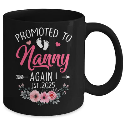 Promoted To Nanny Again Est 2025 Mothers Day Mug | siriusteestore