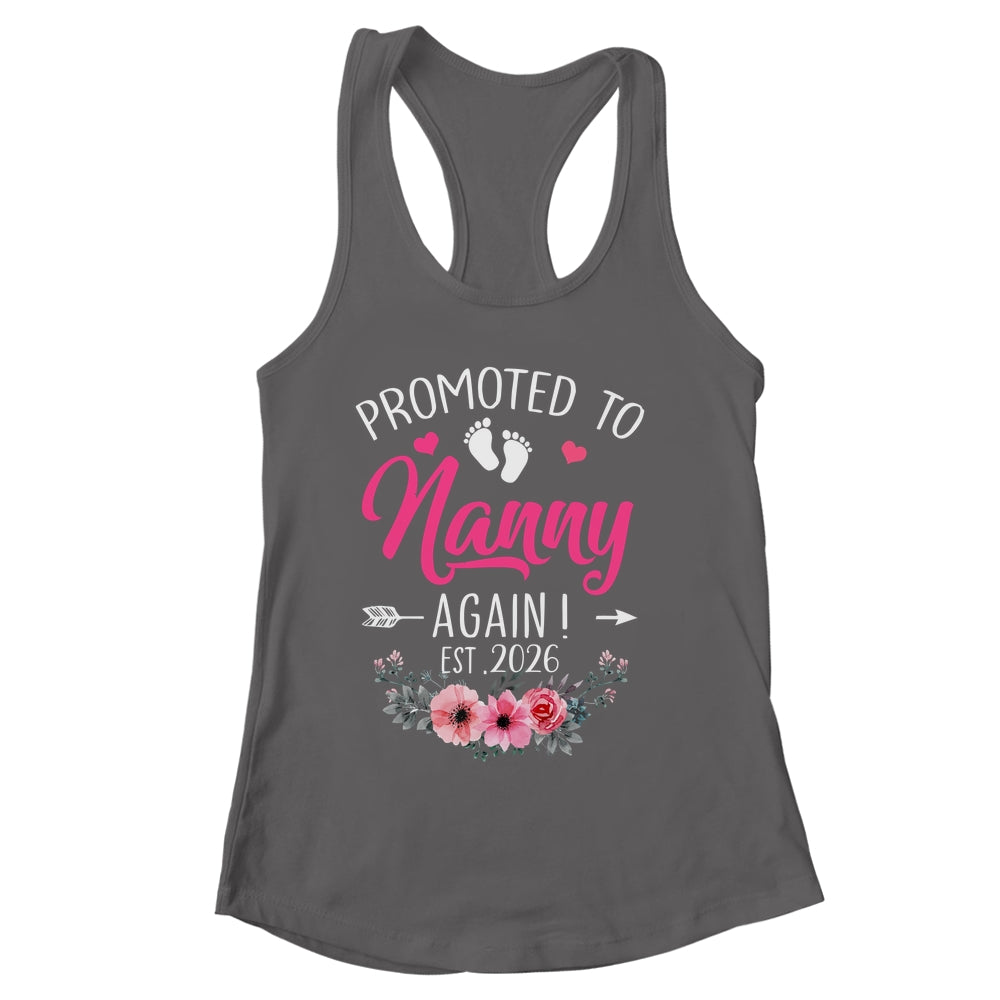 Promoted To Nanny Again Est 2026 Mothers Day Shirt & Tank Top | siriusteestore
